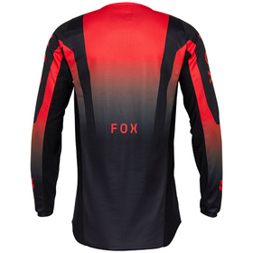 Maillot cross Fox 180 Lean Rouge Fluo 2025 Dos