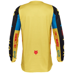 Maillot cross Fox 180 Race Spec Jaune 2025 Dos