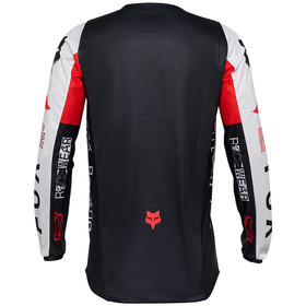 Maillot cross Fox 180 Race Spec Rouge Fluo 2025 Dos