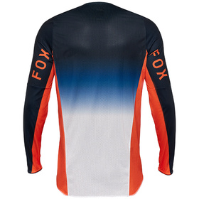 Maillot cross Fox 360 Divider Orange Fluo 2025 Dos