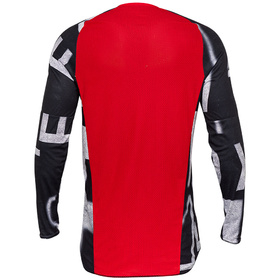 Maillot cross Fox 360 Seventy4 Rouge Fluo 2025 Dos