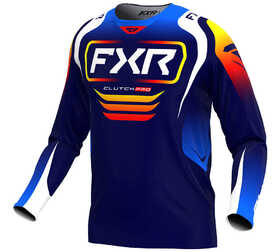 Maillot cross FXR Clutch Pro Navy-Inferno 2025