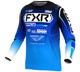 Maillot cross FXR Podium Bleu-Blanc 2025