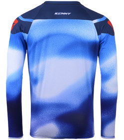 Maillot cross Kenny Force Blue 2025 Dos