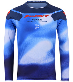 Maillot cross Kenny Force Blue 2025