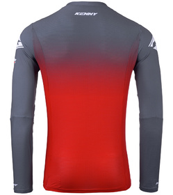 Maillot cross Kenny Performance Gradient Red 2025 Dos