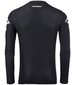 Maillot cross Kenny Performance Solid Black 2025 Dos