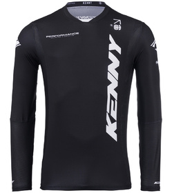 Maillot cross Kenny Performance Solid Black 2025