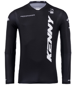 Maillot cross Kenny Performance Solid Black 2026