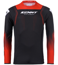 Maillot cross Kenny Titanium Red 2025