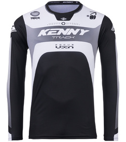 Maillot cross Kenny Track Focus Black White 2025