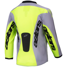 Maillot cross Kid Alpinestars Racer Veil Gris 2025 Dos