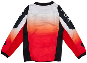 Maillot cross Kid Fox 180 Lean Rouge Fluo 2025 Dos