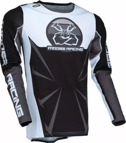 Maillot cross Moose Racing Agroid Noir 2025