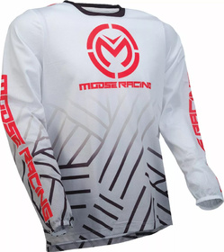 Maillot cross Moose Racing Sahara Rouge 2025