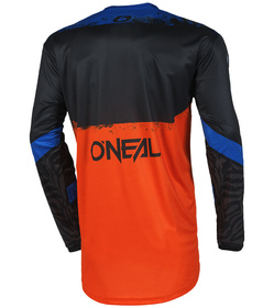 Maillot cross O'Neal Element Shocker Orange 2025 Dos