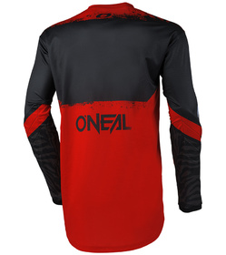 Maillot cross O'Neal Element Shocker Rouge 2025 Dos