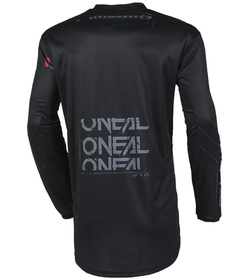 Maillot cross O'Neal Element Static Noir 2025 Dos