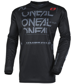 Maillot cross O'Neal Element Static Noir 2025