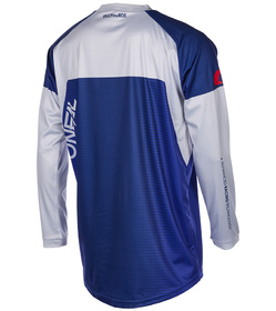 Maillot cross O'Neal Matrix Ridewear Bleu 2025 Dos