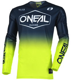 Maillot cross O'Neal Mayhem Hexx Jaune Fluo 2025