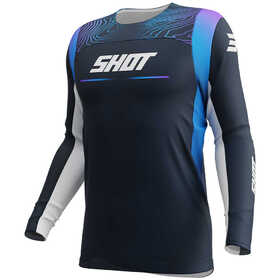 Maillot cross Shot Contact Apex Bleu 2025