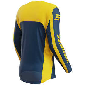 Maillot cross Shot Contact Mythic Bleu-Jaune 2025 Dos