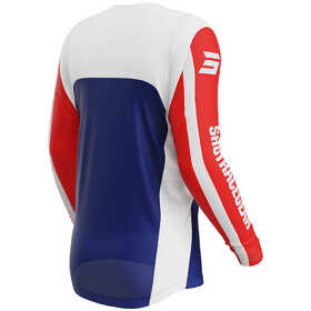 Maillot cross Shot Contact Mythic Bleu-Rouge 2025 Dos