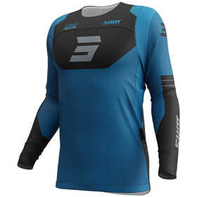 Maillot cross Shot Contact Shield Bleu 2025