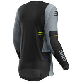 Maillot cross Shot Contact Shield Jaune Fluo 2025 Dos