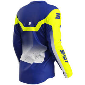 Maillot cross Shot Devo Blast Bleu 2025 Dos