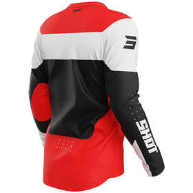 Maillot cross Shot Devo League Rouge 2025 Dos