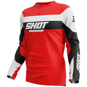 Maillot cross Shot Devo League Rouge 2025