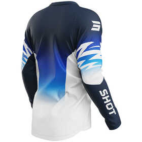 Maillot cross Shot Devo X-Trem Bleu 2025 Dos