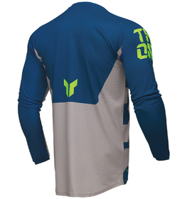 Maillot cross Thor Launchmode Forge Bleu 2025 Dos