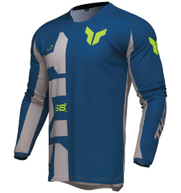 Maillot cross Thor Launchmode Forge Bleu 2025