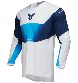 Maillot cross Thor Launchmode Storm Blanc 2025