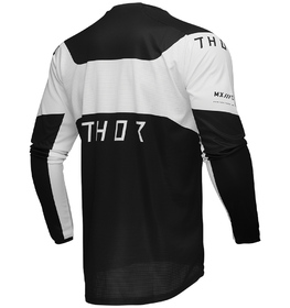 Maillot cross Thor Launchmode Storm Noir 2025 Dos