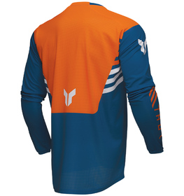 Maillot cross Thor Launchmode Zone Bleu 2025 Dos