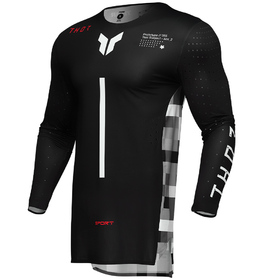 Maillot cross Thor Sportmode Riot Noir 2025