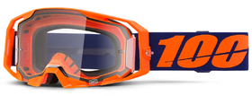 Masque cross 100% ARmatic Orange Fluo - Ecran Clair