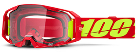 Masque cross 100% ARmatic Rouge - Ecran Clair