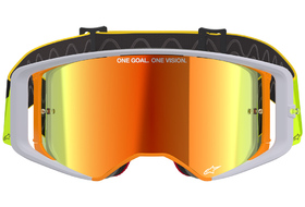 Masque cross Alpinestars Supertech Corp Jaune Fluo-Gris (3)