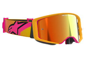 Masque cross Alpinestars Supertech Corp Jaune-Rose (2)