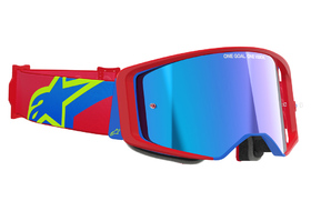 Masque cross Alpinestars Supertech Corp Rouge-Bleu (2)