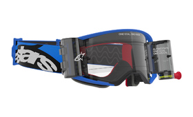 Masque cross Alpinestars Supertech Roll Off Stream Bleu (2)