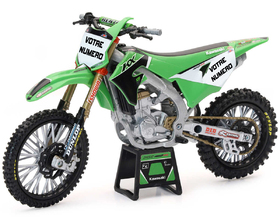 Moto Miniature Kawasaki KXF avec personnalisation