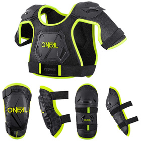 Pack O'Neal Protection Enfant Peewee Jaune Fluo