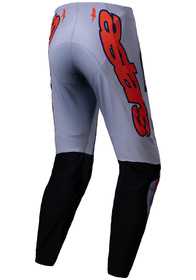 Pantalon cross Alpinestars Supertech Lipan Gris 2025 Dos