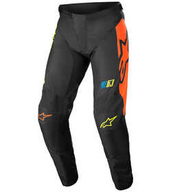 Pantalon cross Enfant Alpinestars Racer Compass Orange Fluo